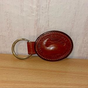 Dooney and Bourke Big Duck Leather Vintage Keychain Bag Charm
